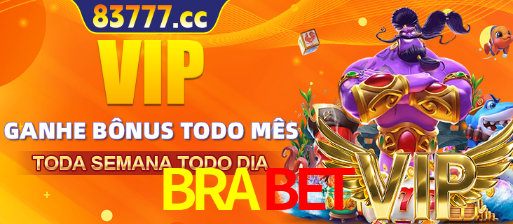 Banner promocional do BRABET oferecendo 100% de recompensas adicionais contínuas para quem fizer o login diário (Daily sign-in), com um mascote de coelho.
