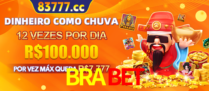 Banner do programa de recompensas Recomende para amigos do BRABET, detalhando os bônus por convidar amigos, com prêmios que chegam a R$288.888.