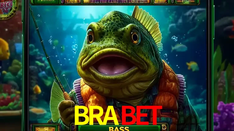 Personagem de peixe pescador do popular jogo de slot com tema de pescaria, uma das emocionantes opções de caça-níqueis para jogar e ganhar no cassino BRABET.